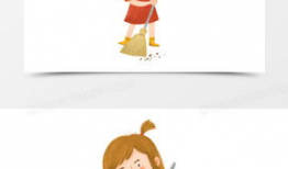 扫地漫画图,智能生活新伙伴的日常趣事